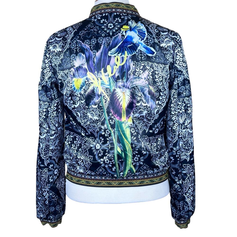 Desigual Suiza Safari Reversible Bomber Jacket EU Size 38=US 6/S NWOT - Picture 8 of 16